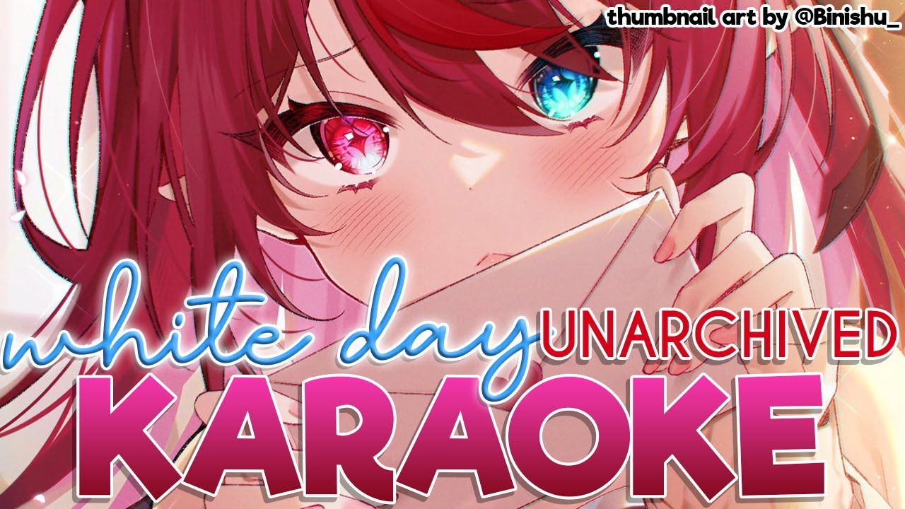 『UNARCHIVED Karaoke』Singing songs with the word White in it for White Day!!❤-XRhozKOa-z0.jpg