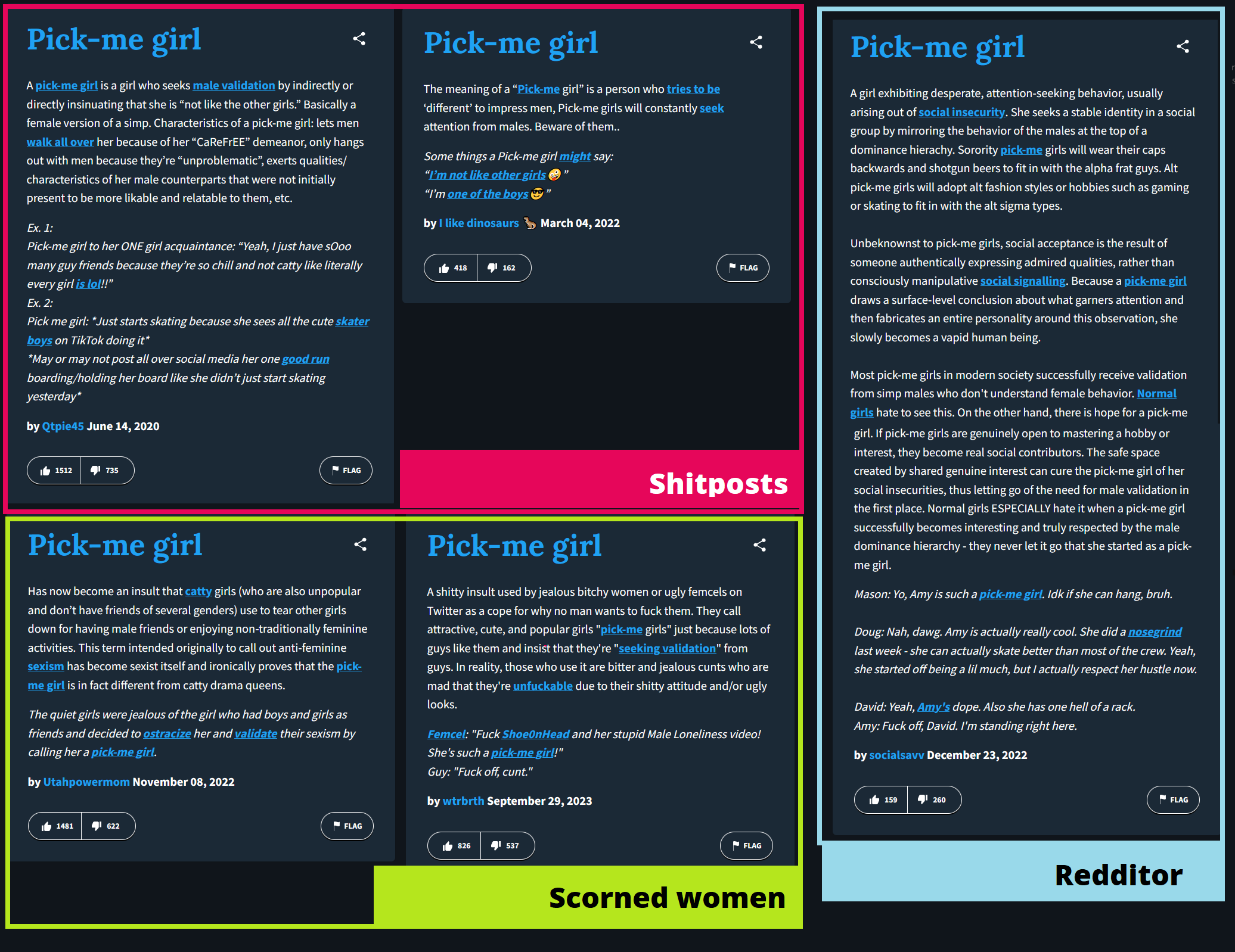 Pick-me girl colorful definitions.png