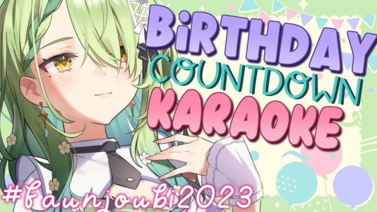 【BIRTHDAY COUNTDOWN】 Unarchived karaoke until my birthday!! #Faunjoubi2023-ebdocIFZKP4.jpg