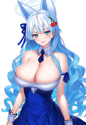 1girl, {{{{{shirou_masamune}}}}}, {masterpiece}, milf, smirk, {{white hair}}, aq s-1827695141.png