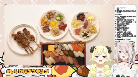 【カメラ枠_料理】どの具が美味しい？たこ焼きの中身選手権！ #ししわたクッキング【獅白ぼたん・角巻わため_ホロライブ】 3-5 screenshot.jpg