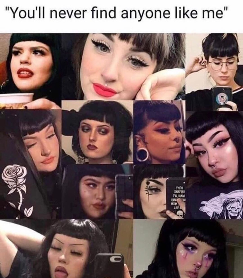 funny-meme-about-goth-girls-all-looking-the-same